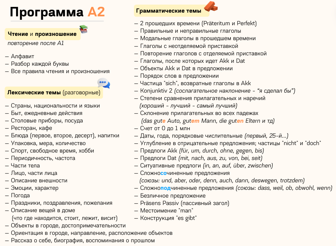 Курс на уровень «А2» — изображение 2